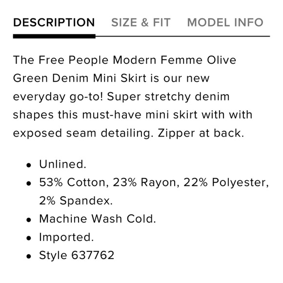 Free people modern femme mini skirt - Picture 7 of 10